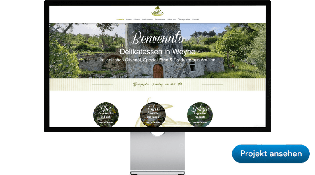 Modernes Webdesign für Küchen Duchan in Delmenhorst, erstellt von Media-Nord aus Stuhr bei Bremen.