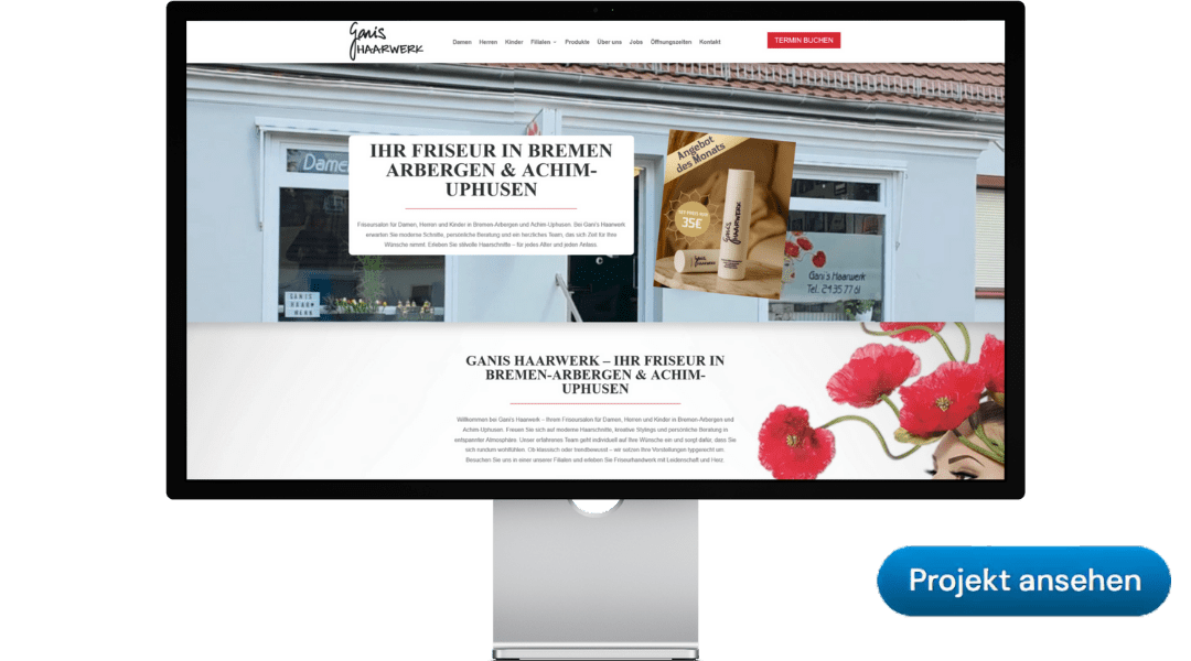 Modernes Webdesign für Küchen Duchan in Delmenhorst, erstellt von Media-Nord aus Stuhr bei Bremen.