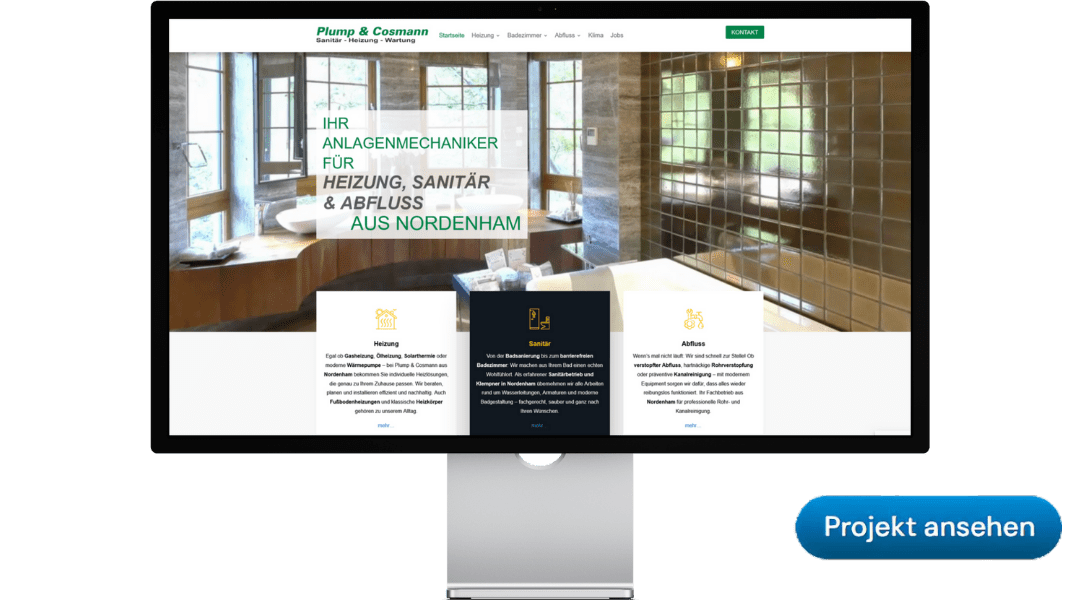 Modernes Webdesign für Küchen Duchan in Delmenhorst, erstellt von Media-Nord aus Stuhr bei Bremen.
