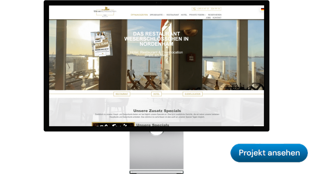 Modernes Webdesign für Küchen Duchan in Delmenhorst, erstellt von Media-Nord aus Stuhr bei Bremen.