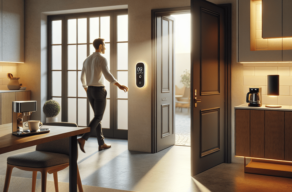 Smart-Home Flur mit automatischer Beleuchtung, Musik und Kaffeemaschine – moderne Lösung aus Bremen Umgebung