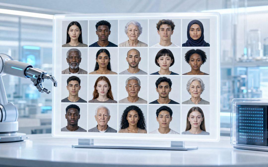 Generative KI erzeugt vielfältige synthetische Bilder, um Bias im Datensatz auszugleichen