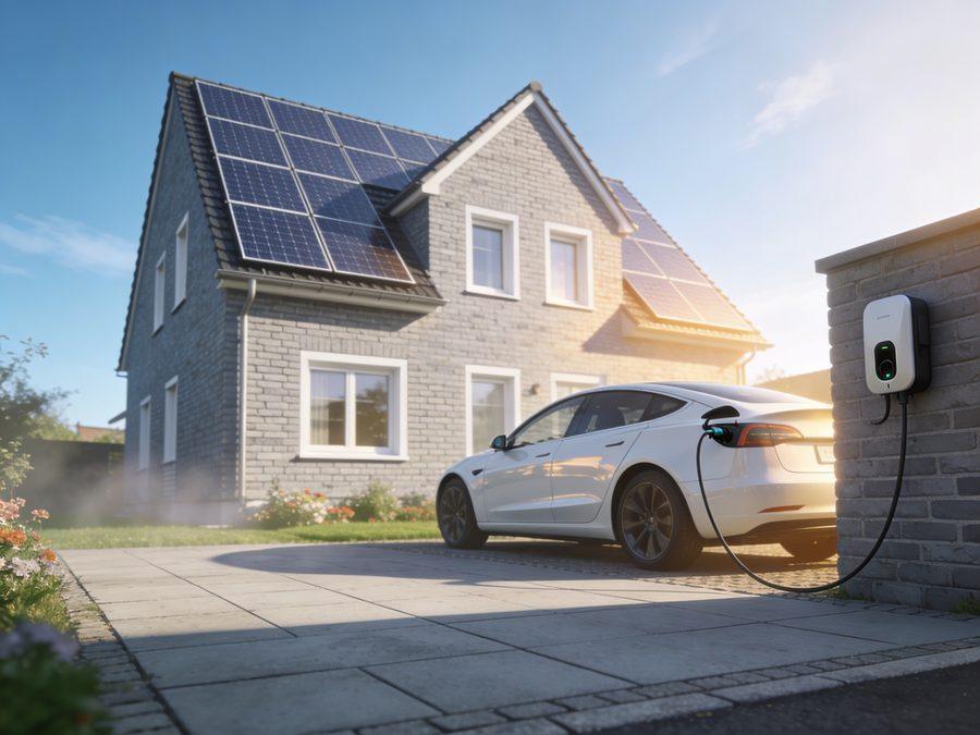 Photovoltaik-Anlage und Wallbox zum Laden des E-Autos – Elektro Sanitär Büssing Cloppenburg